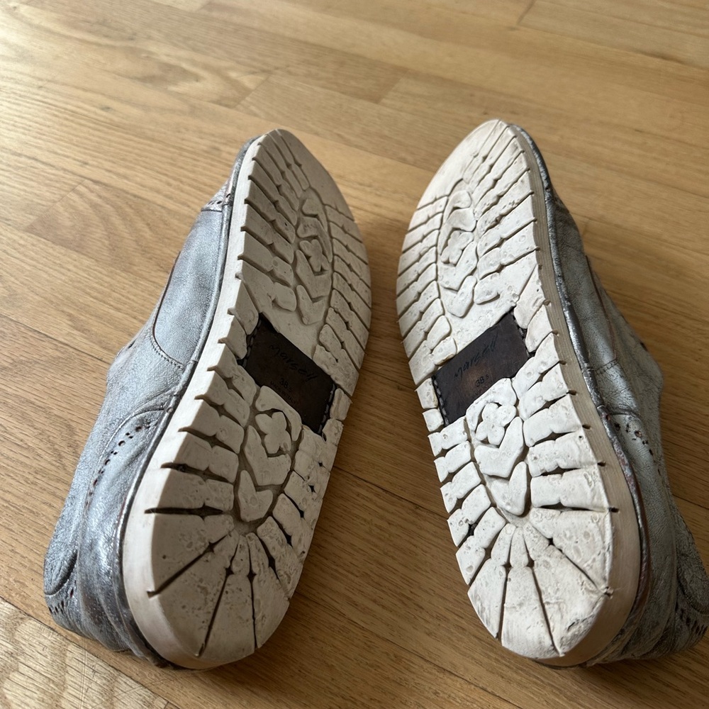 Marsèll Metallic Leather Oxfords - Picture 4 of 5